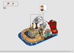 LEGO 75640 instructions page 85 – build guide