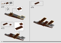 LEGO 75640 instructions page 154 – build guide