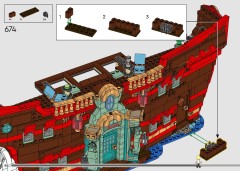 LEGO 75640 instructions page 84 – build guide