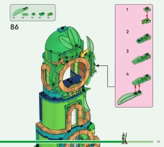 LEGO 75684 instructions page 71 – build guide