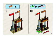 LEGO 7570 instructions page 13 – build guide