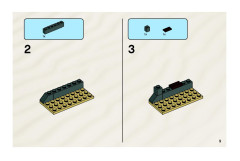 LEGO 7570 instructions page 9 – build guide