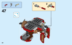 LEGO 75822 instructions page 42 – build guide
