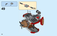 LEGO 75822 instructions page 44 – build guide