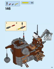 LEGO 75825 instructions page 103 – build guide