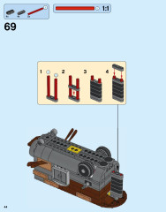 LEGO 75825 instructions page 44 – build guide