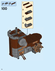 LEGO 75825 instructions page 74 – build guide