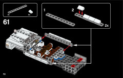 LEGO 75828 instructions page 72 – build guide