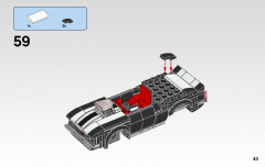 LEGO 75874 instructions page 43 – build guide