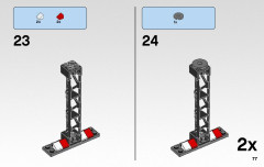 LEGO 75874 instructions page 77 – build guide
