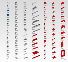 LEGO 75876 instructions page 105 – build guide