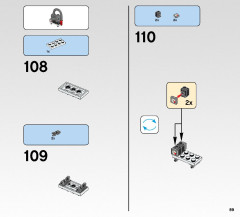 LEGO 75876 instructions page 89 – build guide