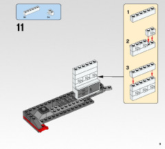 LEGO 75876 instructions page 9 – build guide