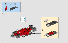 LEGO 75881 instructions page 8 – build guide