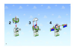 LEGO 7590 instructions page 4 – build guide