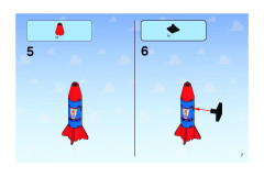 LEGO 7590 instructions page 7 – build guide