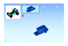 LEGO 7590 instructions page 8 – build guide