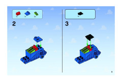 LEGO 7590 instructions page 9 – build guide