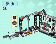 LEGO 75911 instructions page 45 – build guide