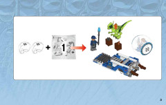 LEGO 75916 instructions page 3 – build guide
