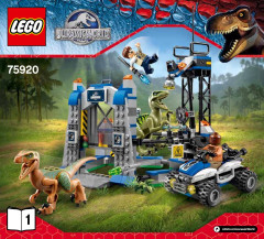 LEGO 75920 instructions page 1 – build guide