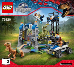 LEGO 75920 instructions page 1 – build guide