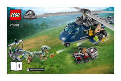 LEGO 75928 instructions page 1 – build guide