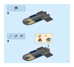 LEGO 75928 instructions page 7 – build guide
