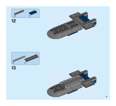 LEGO 75928 instructions page 9 – build guide
