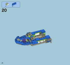 LEGO 7593 instructions page 20 – build guide