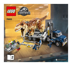 LEGO 75933 instructions page 1 – build guide