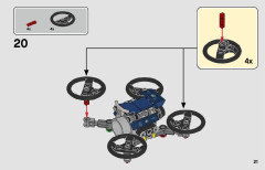 LEGO 75934 instructions page 21 – build guide