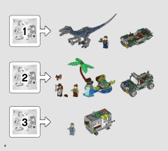 LEGO 75935 instructions page 4 – build guide