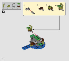 LEGO 75935 instructions page 44 – build guide