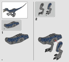 LEGO 75935 instructions page 6 – build guide