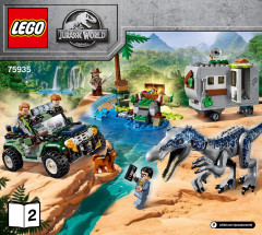 LEGO 75935 instructions page 1 – build guide