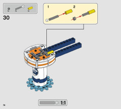 LEGO 75937 instructions page 74 – build guide