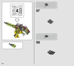 LEGO 75938 instructions page 78 – build guide