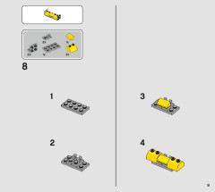 LEGO 75938 instructions page 9 – build guide