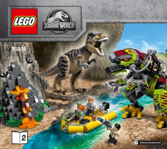 LEGO 75938 instructions page 1 – build guide