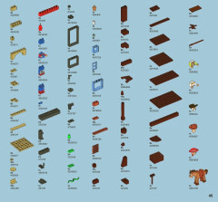 LEGO 7594 instructions page 45 – build guide