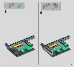LEGO 75940 instructions page 9 – build guide