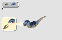 LEGO 75942 instructions page 8 – build guide
