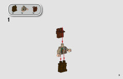 LEGO 75942 instructions page 3 – build guide