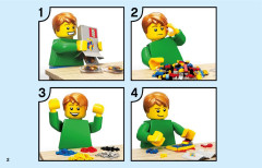 LEGO 75945 instructions page 2 – build guide
