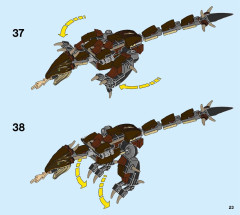 LEGO 75946 instructions page 23 – build guide
