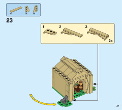 LEGO 75946 instructions page 47 – build guide