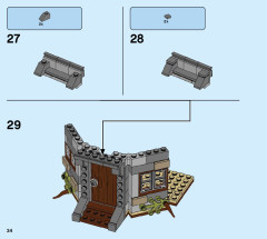 LEGO 75947 instructions page 34 – build guide