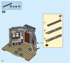 LEGO 75947 instructions page 40 – build guide