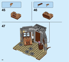 LEGO 75947 instructions page 44 – build guide